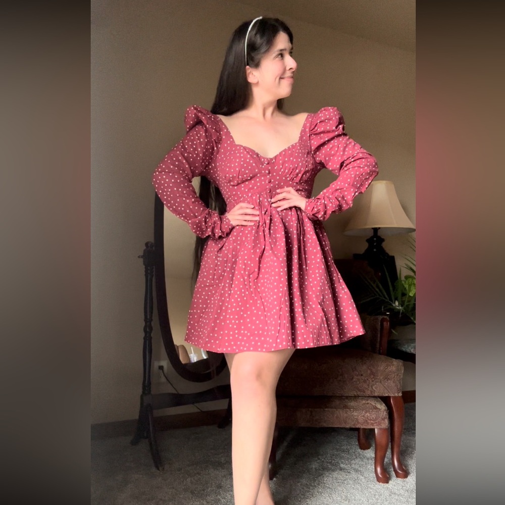 ASOS Design mini Polka dot dress